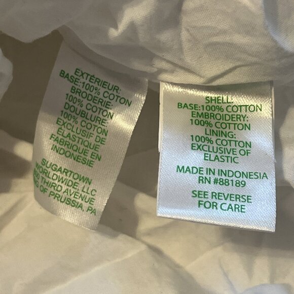 Lilly Pulitzer Kay Short Sleeve Eyelet Dress SZ 12 Resort White Pockets Crochet - Picture 6 of 11